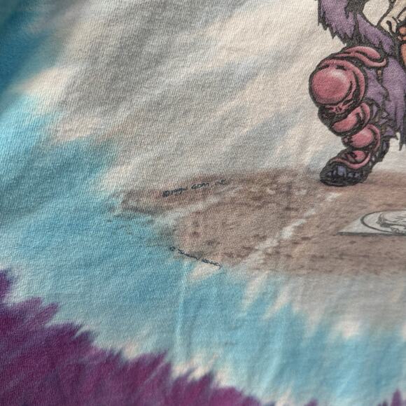 Vintage 1994 Grateful Dead Steal Your Base Baseball Bears T Shirt XL Liquid Blue - Picture 6 of 10